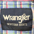 ラングラー Wrangler チェック柄 半袖 ウエスタンシャツ メンズ import:L