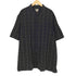 ハガークロージング HAGGAR チェック柄 半袖 ポケットシャツ メンズ 3XL
