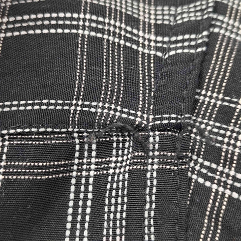 ハガークロージング HAGGAR チェック柄 半袖 ポケットシャツ メンズ 3X