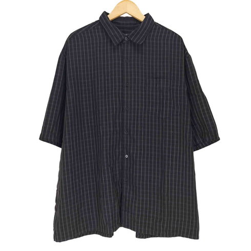 ジョージ GEORGE チェック柄 半袖 ポケットシャツ メンズ 2XL