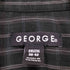 ジョージ GEORGE チェック柄 半袖 ポケットシャツ メンズ 2XL