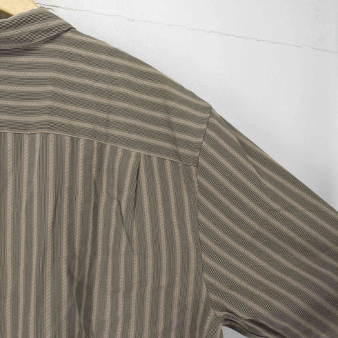 ジョージ GEORGE ストライプ柄 半袖 ポケットシャツ メンズ 2XL