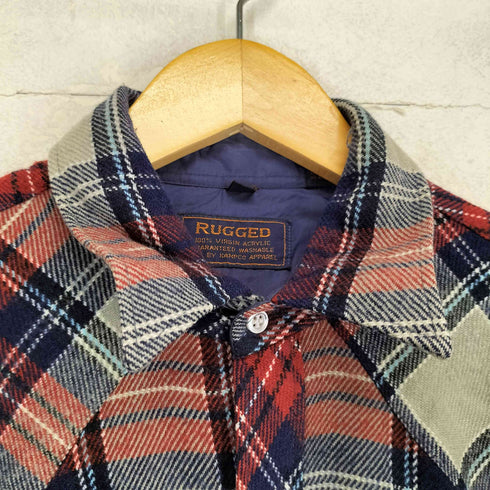 ラギッド RUGGED ウエスタンシャツ チェックシャツ メンズ import:L