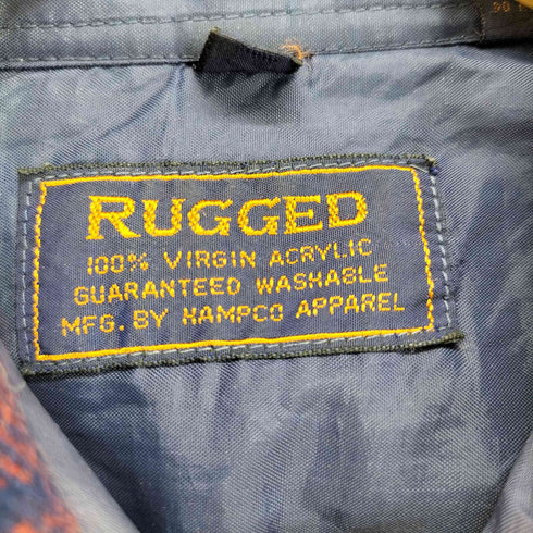 ラギッド RUGGED ウエスタンシャツ チェックシャツ メンズ import:L