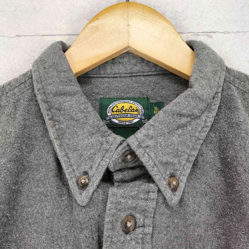 カベラス Cabelas 90-00s ロングスリーブ ボタンダウンネルシャツ メンズ import:XL