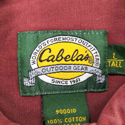 カベラス Cabelas コットンボタンシャツ メンズ JPN:L