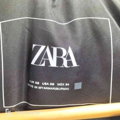 ザラ ZARA フーデッド中綿ジャケット レディース import:XS