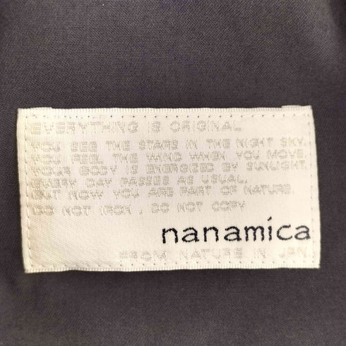 ナナミカ nanamica サイドベルトワイドパンツ メンズ 記載無し