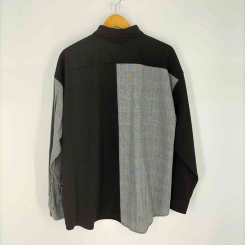 ブルースタンダード BLUE STANDARD レギュラーカラー 切替 チェックシャツ メンズ JPN:L
