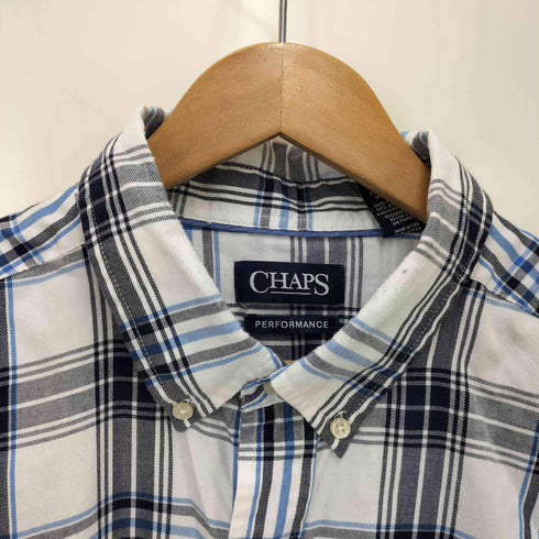 チャップス CHAPS PERFORMANCE ロゴ刺繍 ボタンダウンシャツ メンズ import:XL