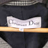 クリスチャンディオール Christian Dior OLD グレンチェック ロング チェスター コート レディース JPN:11号