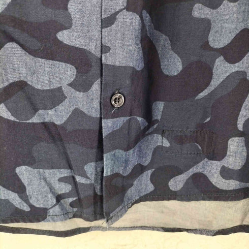 アルマーニジーンズ ARMANI JEANS カモ柄 ボタン シャツ メンズ import:M