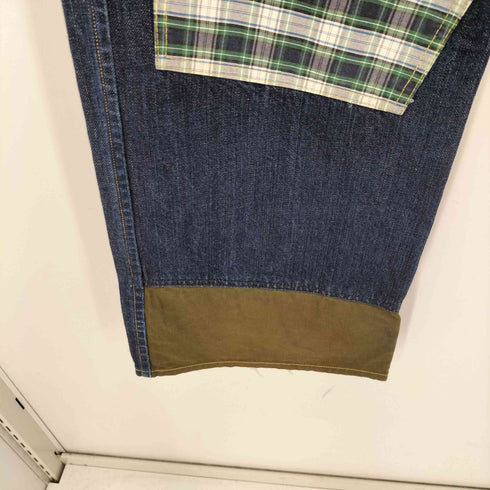 ジュンヤワタナベコムデギャルソンマン JUNYA WATANABE COMME des GARCONS MAN パッチワーク ストレートデニム メンズ JPN:L