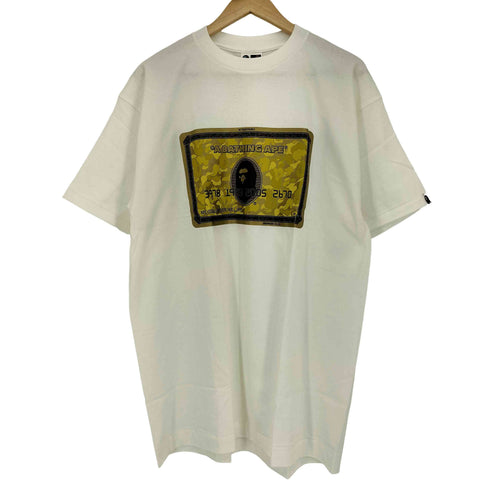 アベイシングエイプ A BATHING APE 05~07s NIGO期 Gold Card 会員 ゴールドカード クルーネック半袖 Tシャツ メンズ JPN:XL