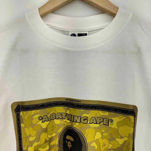 アベイシングエイプ A BATHING APE 05~07s NIGO期 Gold Card 会員 ゴールドカード クルーネック半袖 Tシャツ メンズ JPN:XL