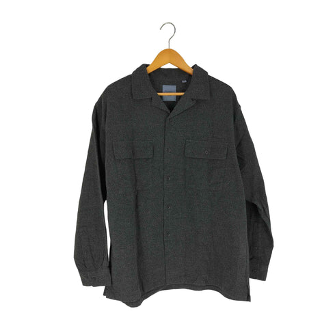 ユニクロジェイダブリューアンダーソン UNIQLO JW ANDERSON 25AW ブラッシュドコットンオーバーサイズシャツ メンズ JPN:XL