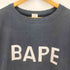 アベイシングエイプ A BATHING APE 90s 初期タグ NIGO期 BAPEプリント クルーネック スウェット メンズ JPN:XL
