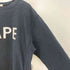 アベイシングエイプ A BATHING APE 90s 初期タグ NIGO期 BAPEプリント クルーネック スウェット メンズ JPN:XL