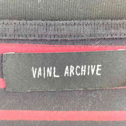 ヴァイナルアーカイブ VAINL ARCHIVE ボーダーカットソー メンズ L