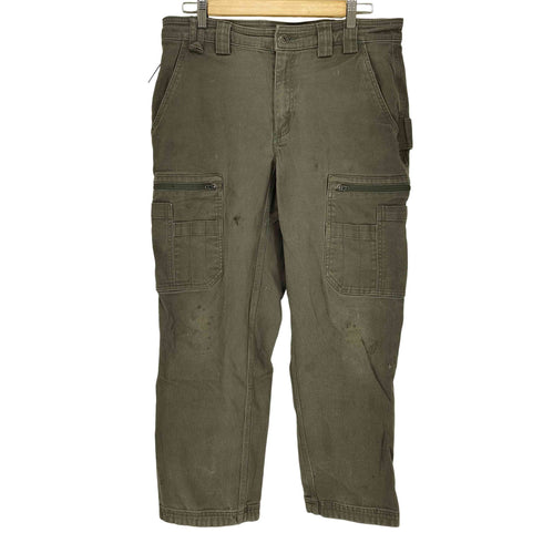 ダルーストレーディング DULUTH TRADING CO BURLY FLEX FIRE HOSE カーゴポケットペインターパンツ メンズ 34×30
