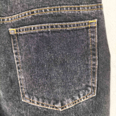 アーペーセー A.P.C. ボタンフライブラックデニムパンツ メンズ 30