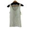 ザラ ZARA シルバー タンクトップ レディース import:M