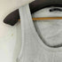 ザラ ZARA シルバー タンクトップ レディース import:M