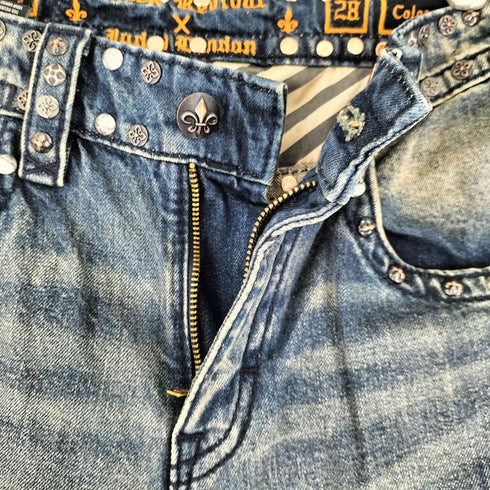 ジェイディッドロンドン JADED LONDON Rock Revival Heavy Stud Jeans メンズ 28