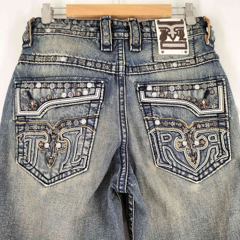 ジェイディッドロンドン JADED LONDON Rock Revival Heavy Stud Jeans メンズ 28