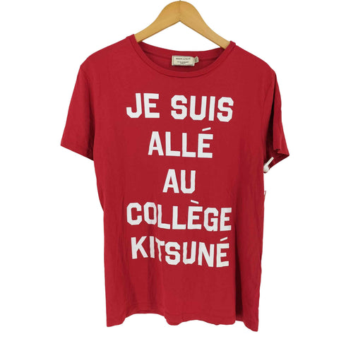 メゾンキツネ MAISON KITSUNE プリントTシャツ メンズ JPN:S