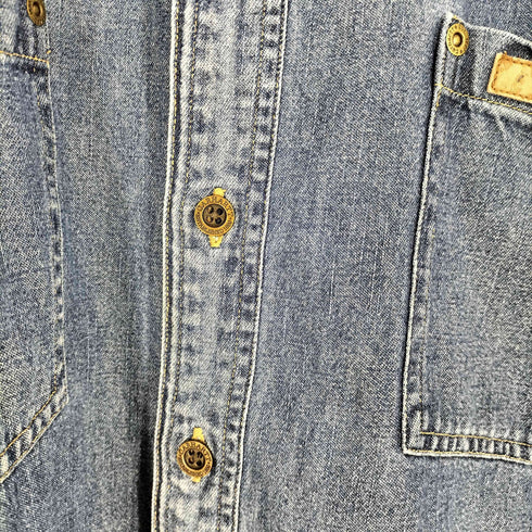カーハート Carhartt 90-2000s L/S デニム ワークシャツ メンズ 3XL