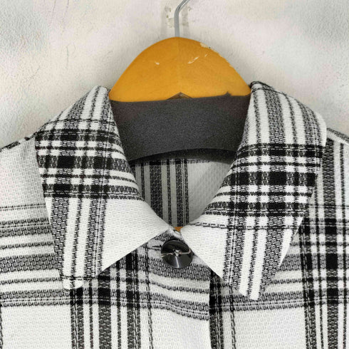 ザラ ZARA チェック柄 ダブルポケット シャツ レディース import:S