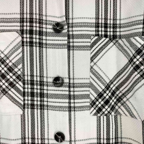 ザラ ZARA チェック柄 ダブルポケット シャツ レディース import:S