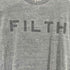 ジェイディッドロンドン JADED LONDON FILYH GREY GRINDLE BURNOUT TEE メンズ JPN:XS