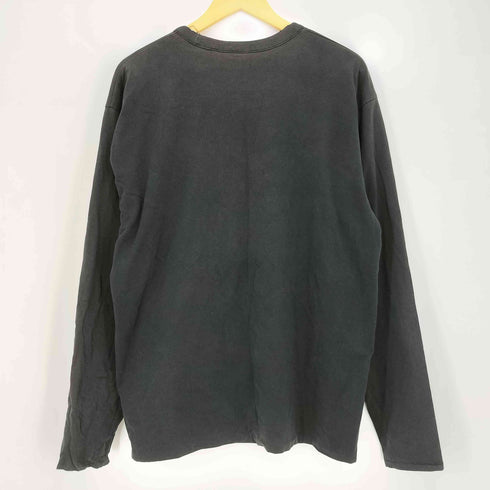 アベイシングエイプ A BATHING APE BABY MILO 90-00s NIGO期 リバーシブル ボーダー フロントプリント 長袖カットソー メンズ JPN:XL