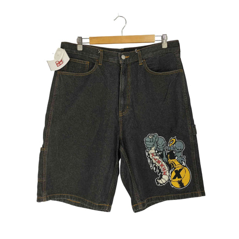 エクストララージ XLARGE 24SS ALIENS DENIM SHORTS メンズ 36
