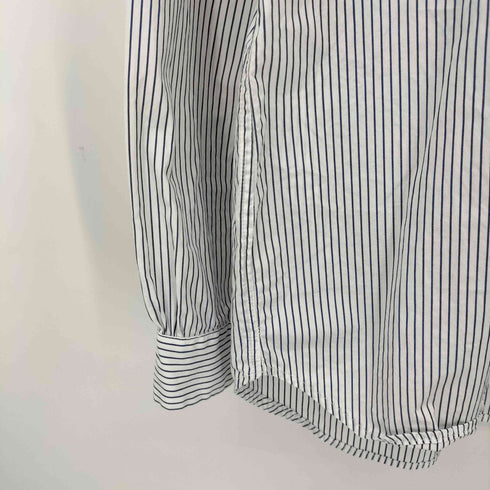 SETTO BASIC SHIRT ストライプ バンドカラー シャツ レディース JPN:M