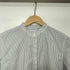 SETTO BASIC SHIRT ストライプ バンドカラー シャツ レディース JPN:M