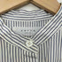 SETTO BASIC SHIRT ストライプ バンドカラー シャツ レディース JPN:M