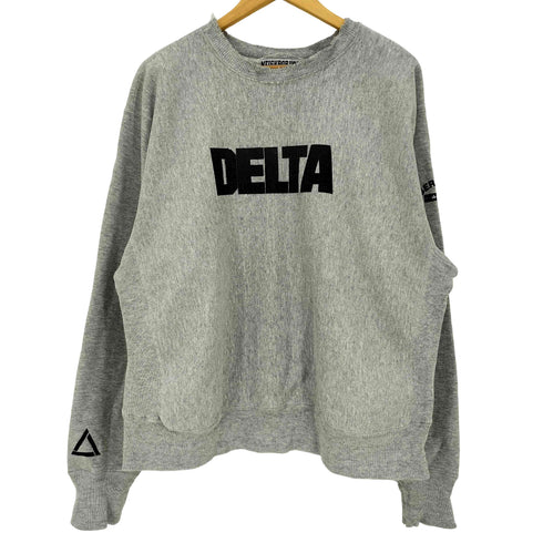 ネイバーフッド NEIGHBORHOOD 90s 初期タグ DELTA 両面プリント リバース型 クルーネックスウェット メンズ