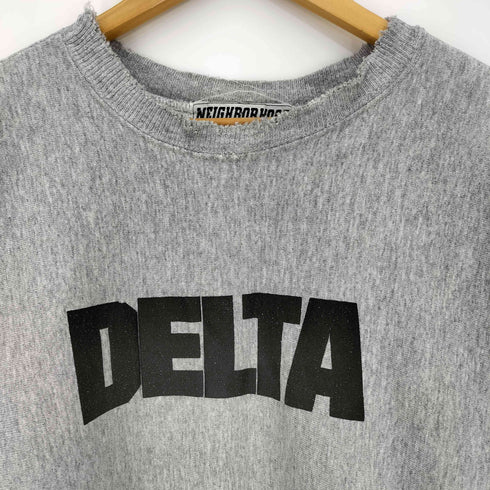 ネイバーフッド NEIGHBORHOOD 90s 初期タグ DELTA 両面プリント リバース型 クルーネックスウェット メンズ