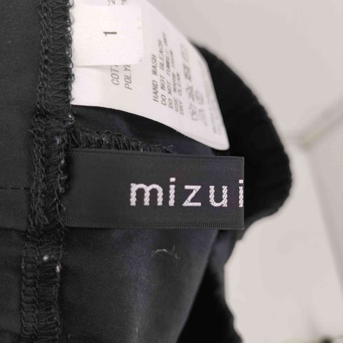 ミズイロインド mizuiro ind コットン ポリ テーパード イージーパンツ レディース JPN:1