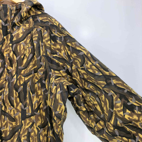 コロンビア Columbia ダックハンターカモ 比翼ジップ フーデット 中綿ハーフコート メンズ import:L