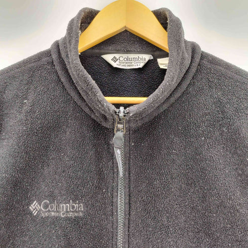 コロンビア Columbia POLARTEC ロゴ刺繍 フリースベスト 裾ドローコード メンズ import:L