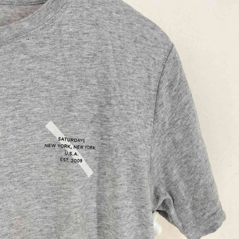サタデーズニューヨークシティ Saturdays NYC 10周年 プリントTシャツ メンズ import:S