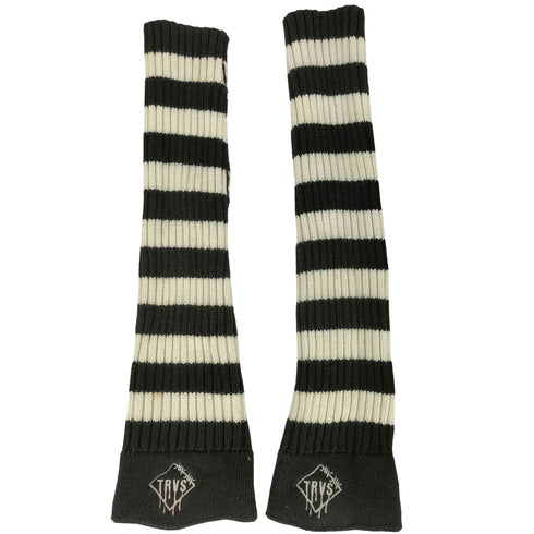 トラヴァストウキョウ TRAVAS TOKYO Border knit arm cover/ボーダーニットアームカバー レディース FREE