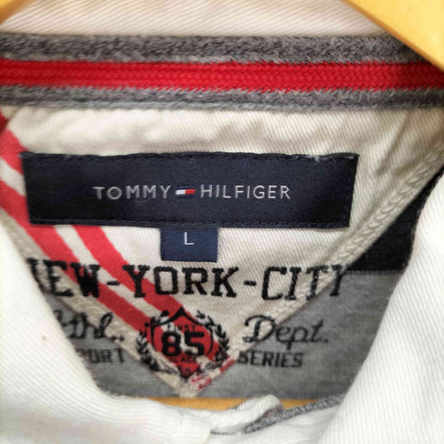 トミーヒルフィガー TOMMY HILFIGER GB ユニオンジャック ラガーシャツ メンズ import:L