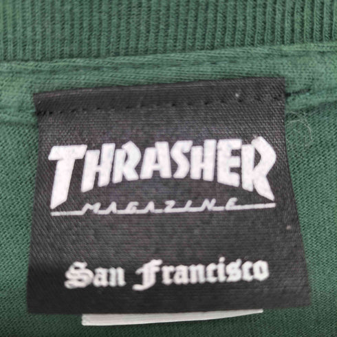 スラッシャー THRASHER フロントプリントクルーネックTシャツ メンズ XL