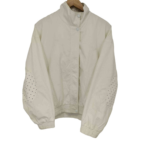リーボック Reebok 90S ドット柄切替 スタンドカラージャケット レディース S