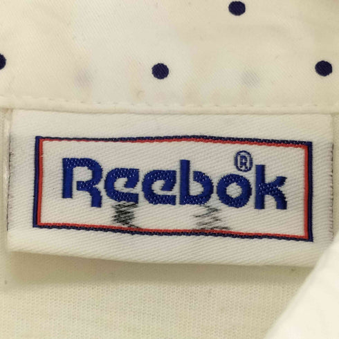 リーボック Reebok 90S ドット柄切替 スタンドカラージャケット レディース S